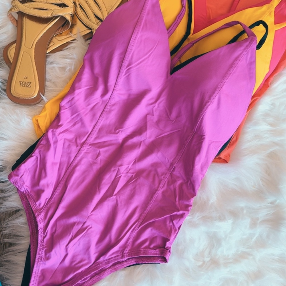 Kids One-Piece Swimsuit - Pink